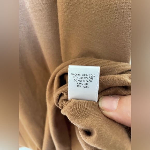 NWT Zenana Brown Reversible Spaghetti Strap Stretchy Flowy Cami Tank - Picture 6 of 8